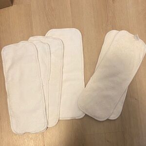 6 reusable diaper inserts